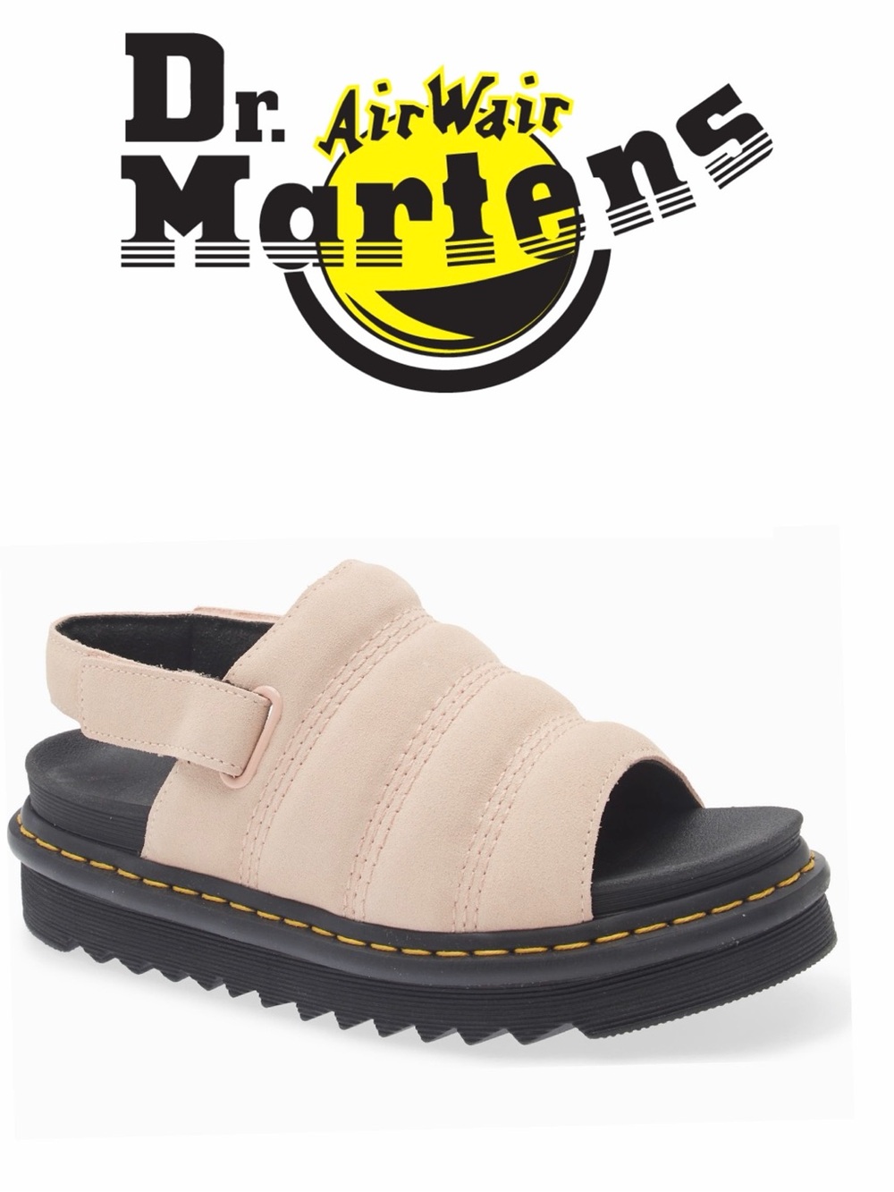 NIB - DR MARTEN KOLE SUEDE SANDALS Size US 9.